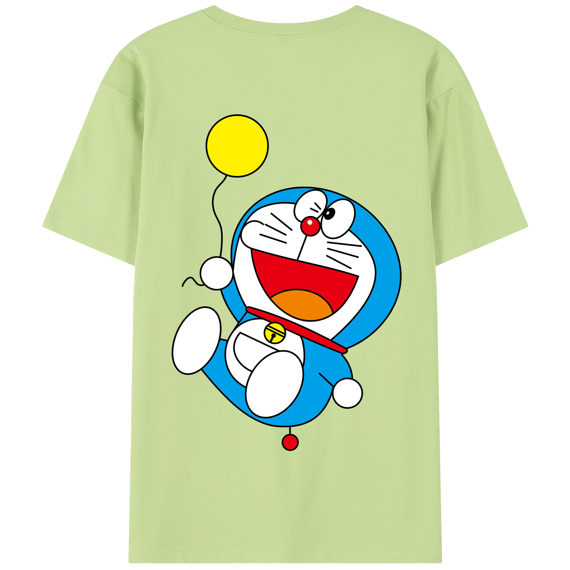 （画像用） ドラえもん Doraemon 綿100％半袖Tシャツ（背面プリント）